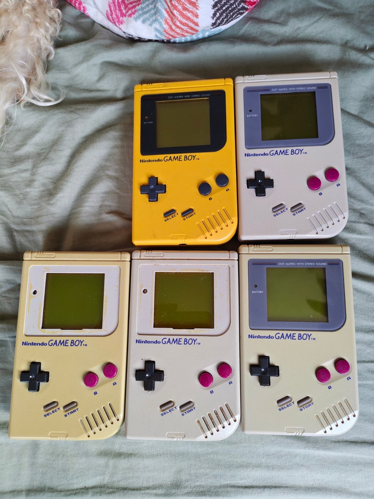 partijtje gameboys 5 stuks, Spelcomputers en Games, Spelcomputers | Nintendo Game Boy, Ophalen, Zo goed als nieuw