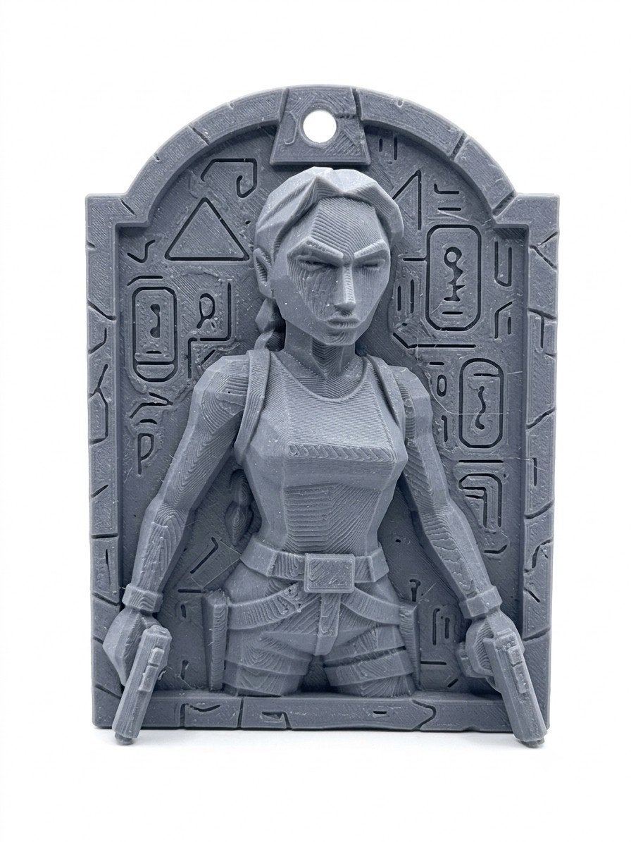 Lara Croft reliëf - Tomb Raider I - wanddecoratie, Ophalen of Verzenden
