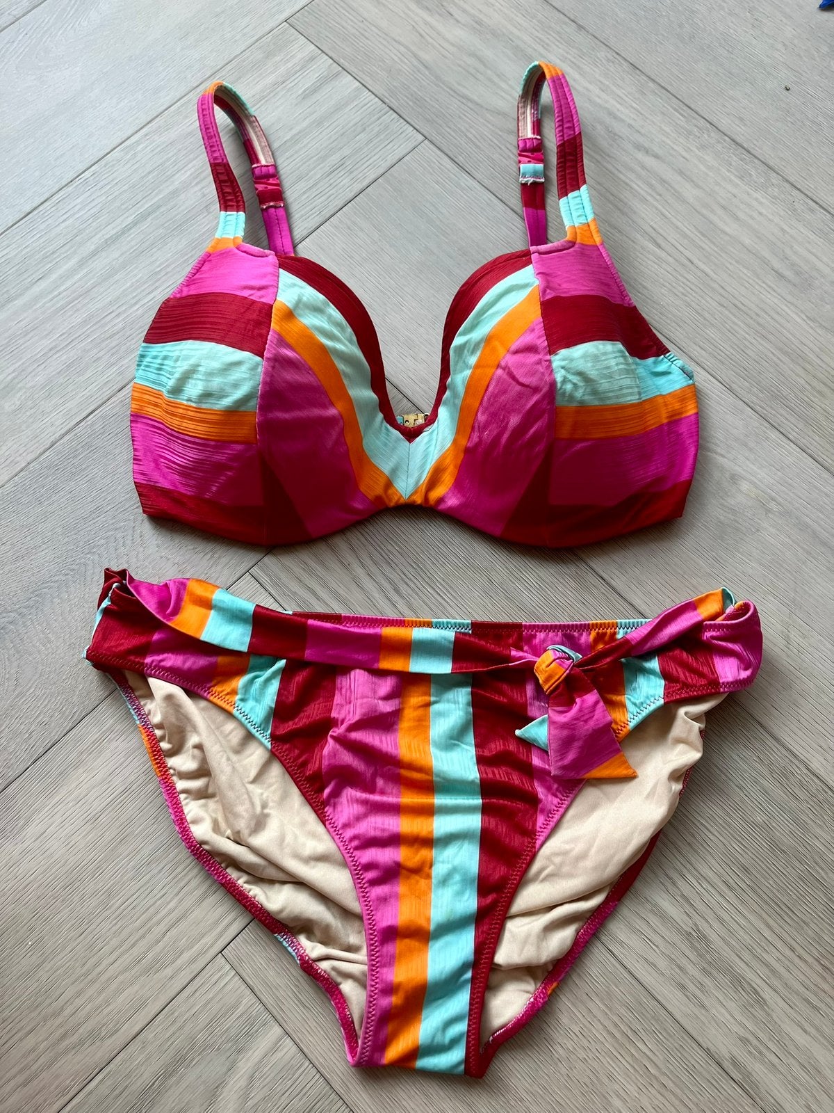 Marie Jo Swim Bikini 80E/42 Tenedos (LEES BESCHRIJVING), Verzenden, Roze, Bikini, Gedragen