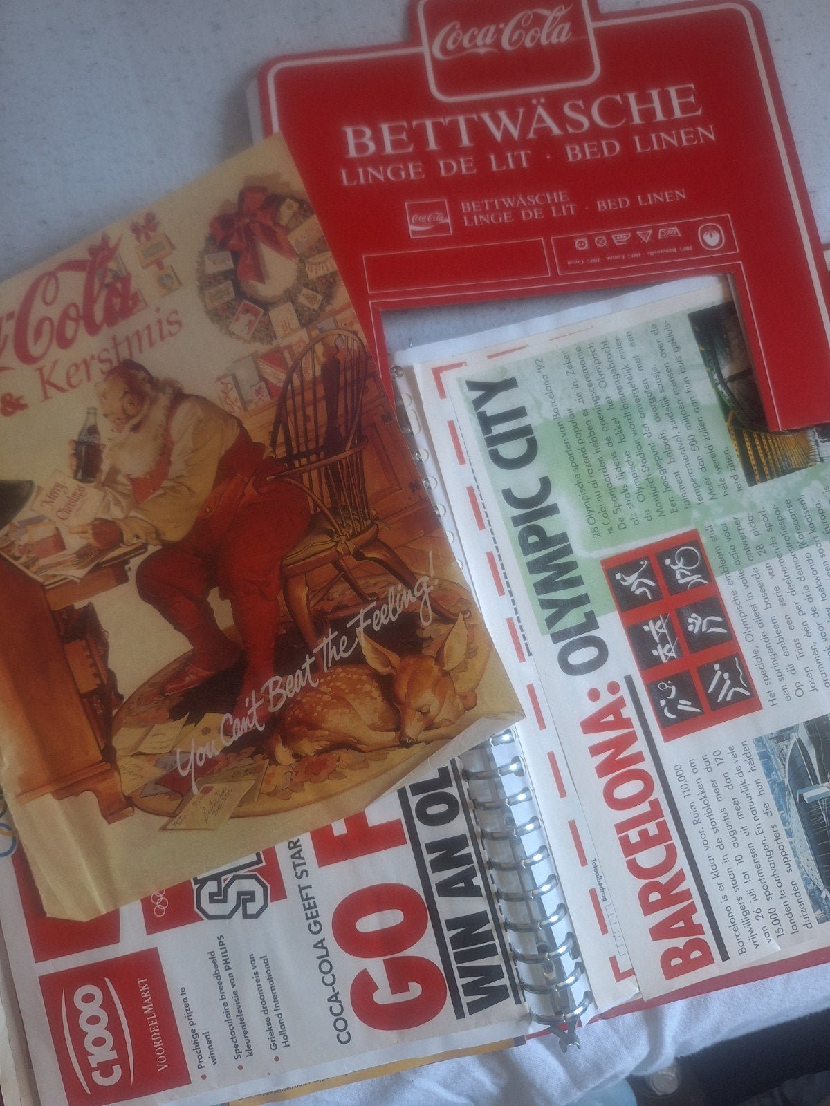 Coca-Cola verzamelmap met knipsels en verpakkingen, Verzamelen, Ophalen of Verzenden