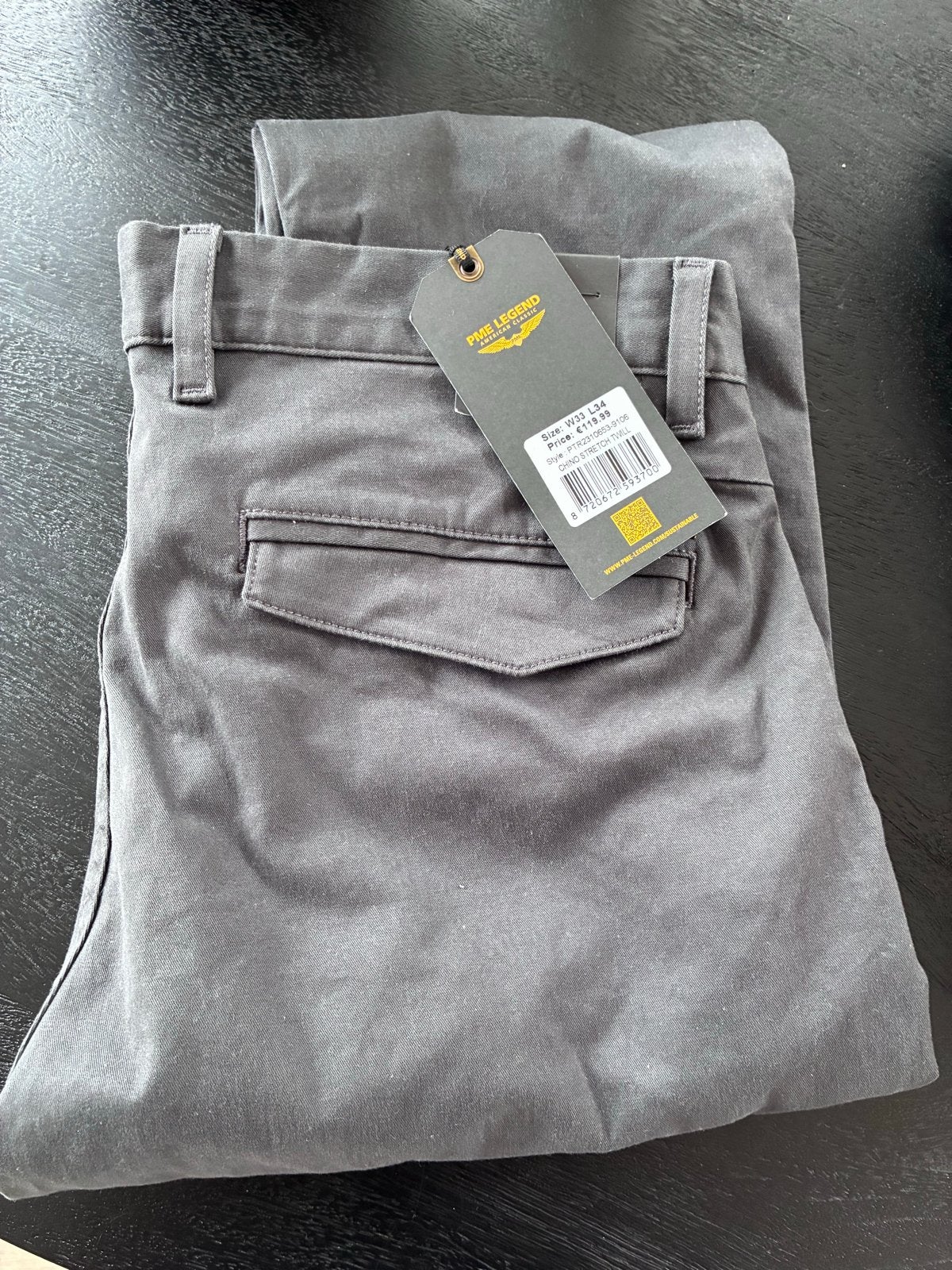 PME Legend Chino Stretch Twill - Maat W33 L34 - Nieuw, Ophalen, Nieuw, Overige maten, Grijs