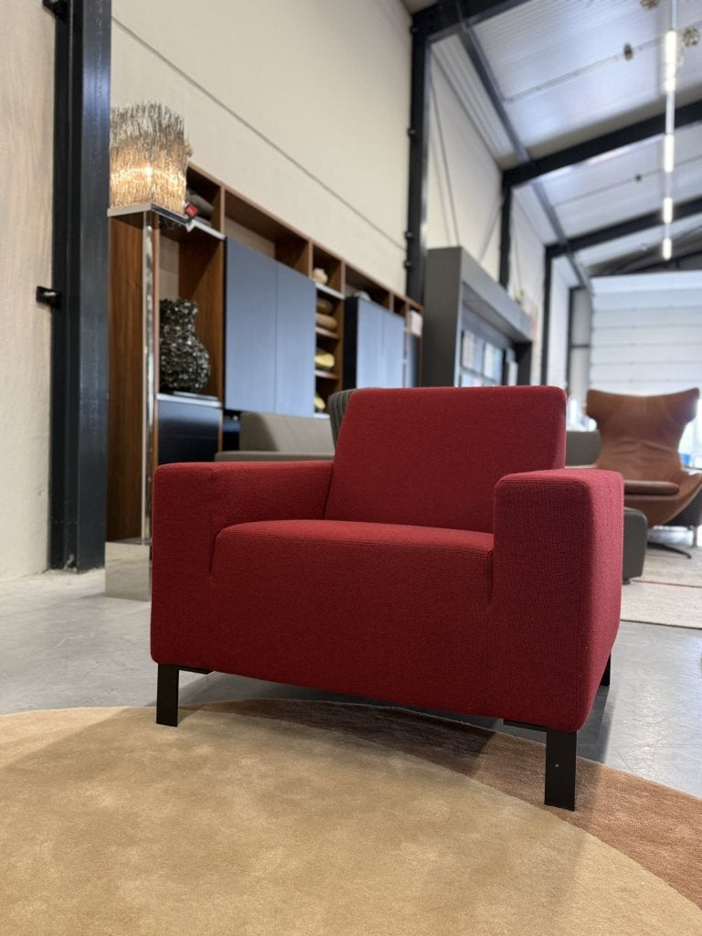 Nieuw Gelderland 6515 Hallingdal rood stof Design stoel, Ophalen, Nieuw, Gelderland, Stof
