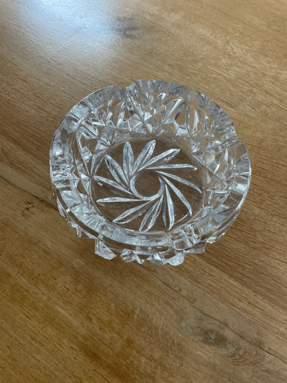 Vintage glazen asbak, Antiek en Kunst, Antiek | Glas en Kristal, Ophalen of Verzenden