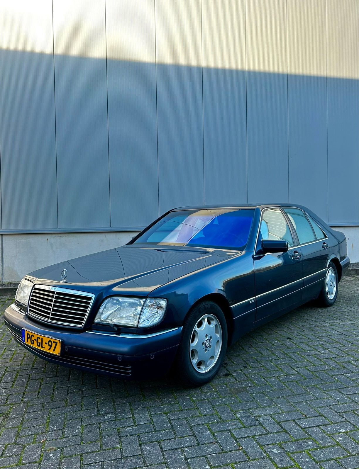Originele Mercedes-Benz W140 8-gaats velgen  Showroomstaat, Ophalen, 16 inch, Winterbanden, Banden en Velgen