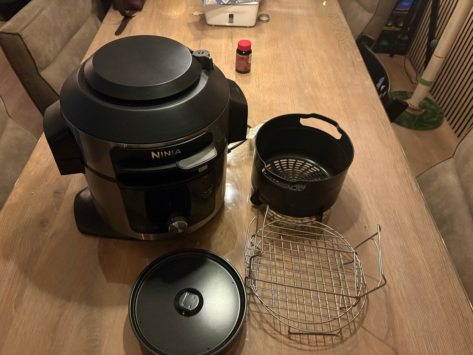 Ninja 14-in-1 Multicooker met accessoires, Huis en Inrichting, Ophalen, Zo goed als nieuw, Zwart, Overige merken
