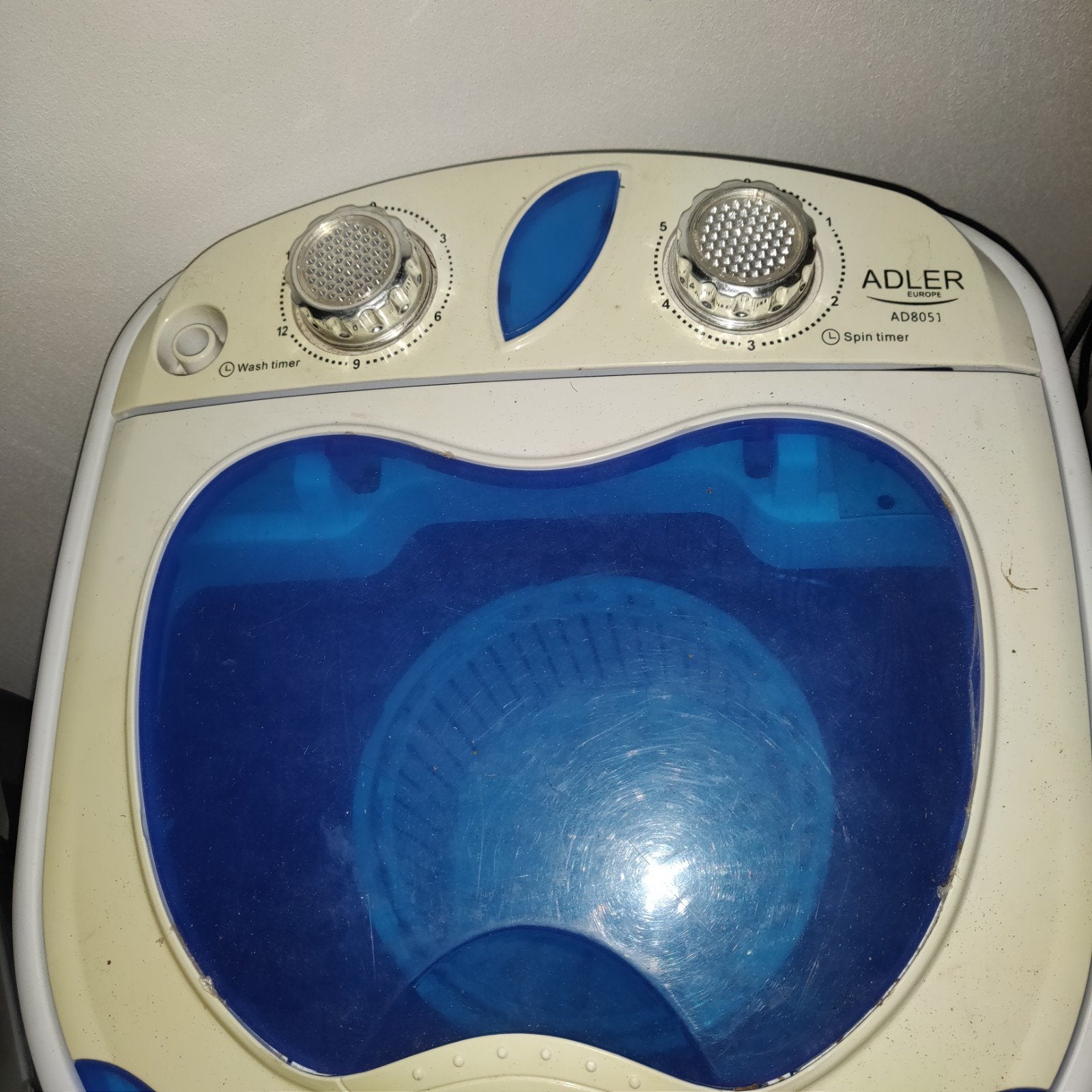 Compacte Mini Wasmachine Adler AD8051 2 stuks, Ophalen, Minder dan 85 cm, Minder dan 4 kg, Bovenlader