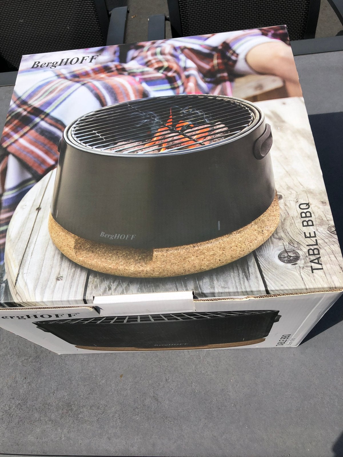 Nieuw in verpakking tafelbarbeque Berghoff, Ophalen of Verzenden, Nieuw
