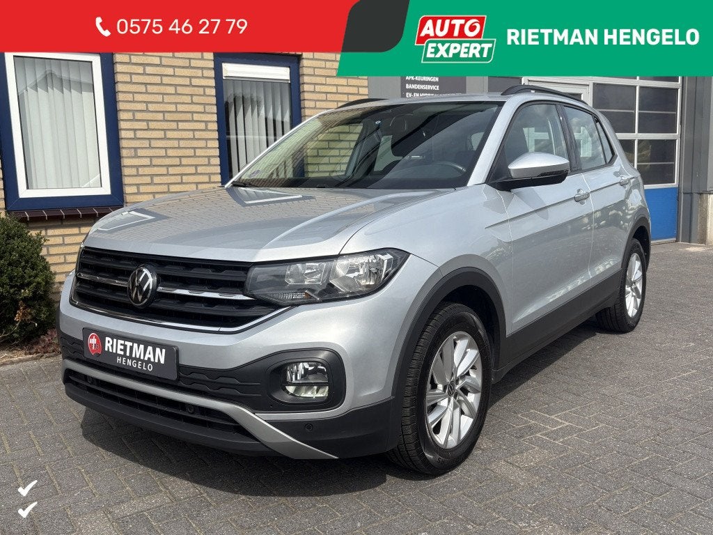 Volkswagen T-Cross 1.0 TSI Life CARPLAY-NAVI-CRUISE-ALL SEAS, Dealer onderhouden, T-Cross, Gebruikt, Euro 6