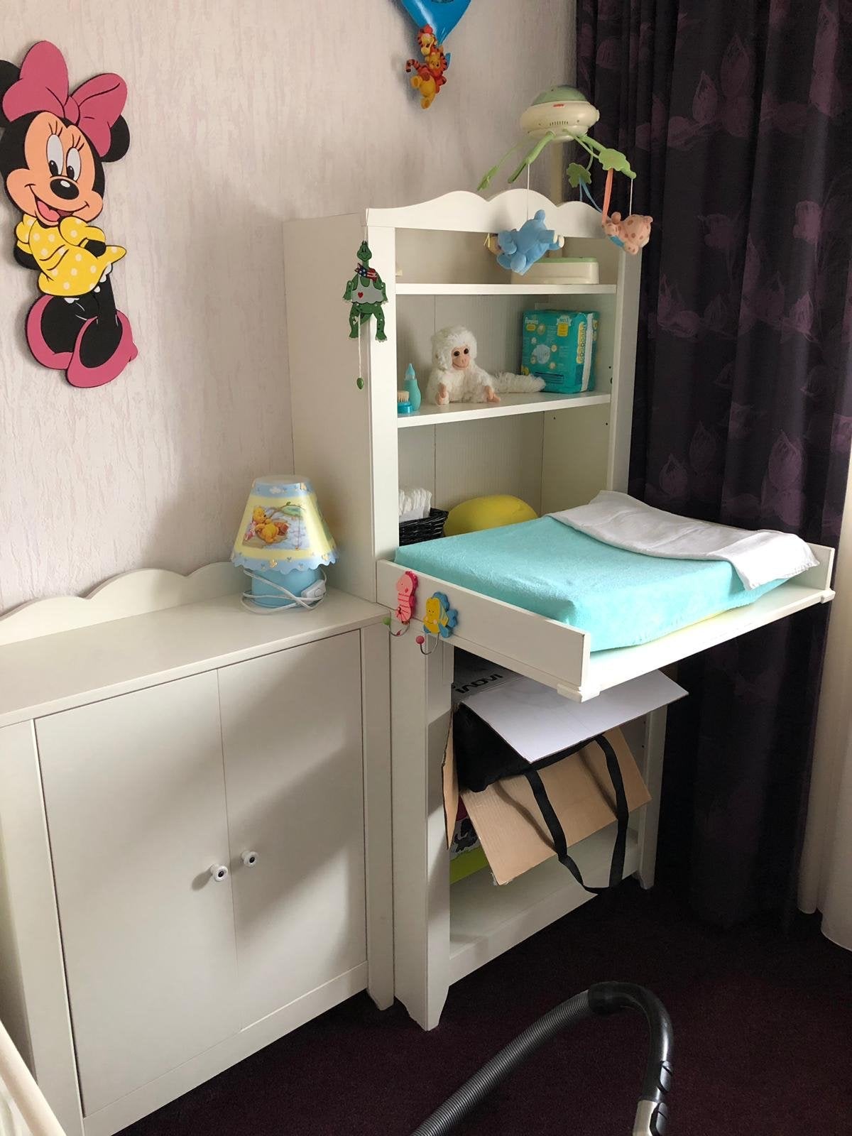 Complete Babykamer / Kinderkamer Set - Wit, Ophalen, Gebruikt, Jongetje of Meisje