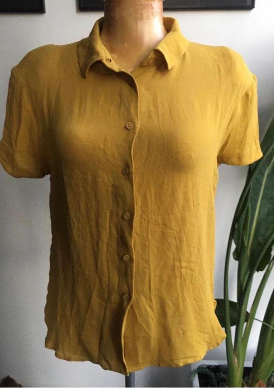 Prachtige Jones New York 100% zijden blouse Maat S 36-38, Ophalen, Zo goed als nieuw, Maat 36 (S), Geel