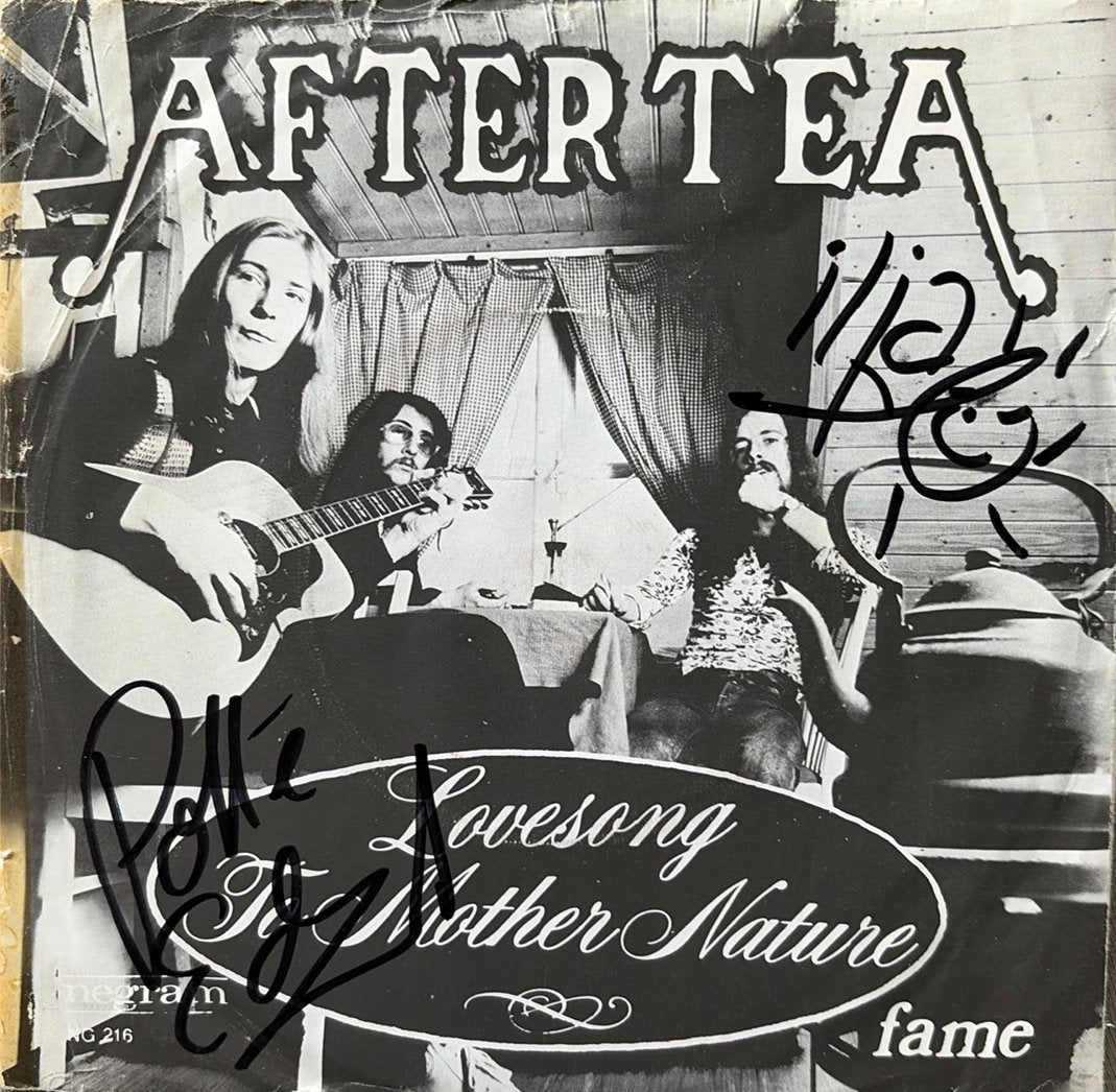 Nederpop single After Tea GESIGNEERD!, Ophalen of Verzenden, Jazz en Blues, Overige typen, Gesigneerd