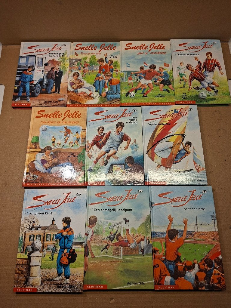 Snelle Jelle boeken, Ophalen of Verzenden, Gelezen, Ad van Gils, Fictie