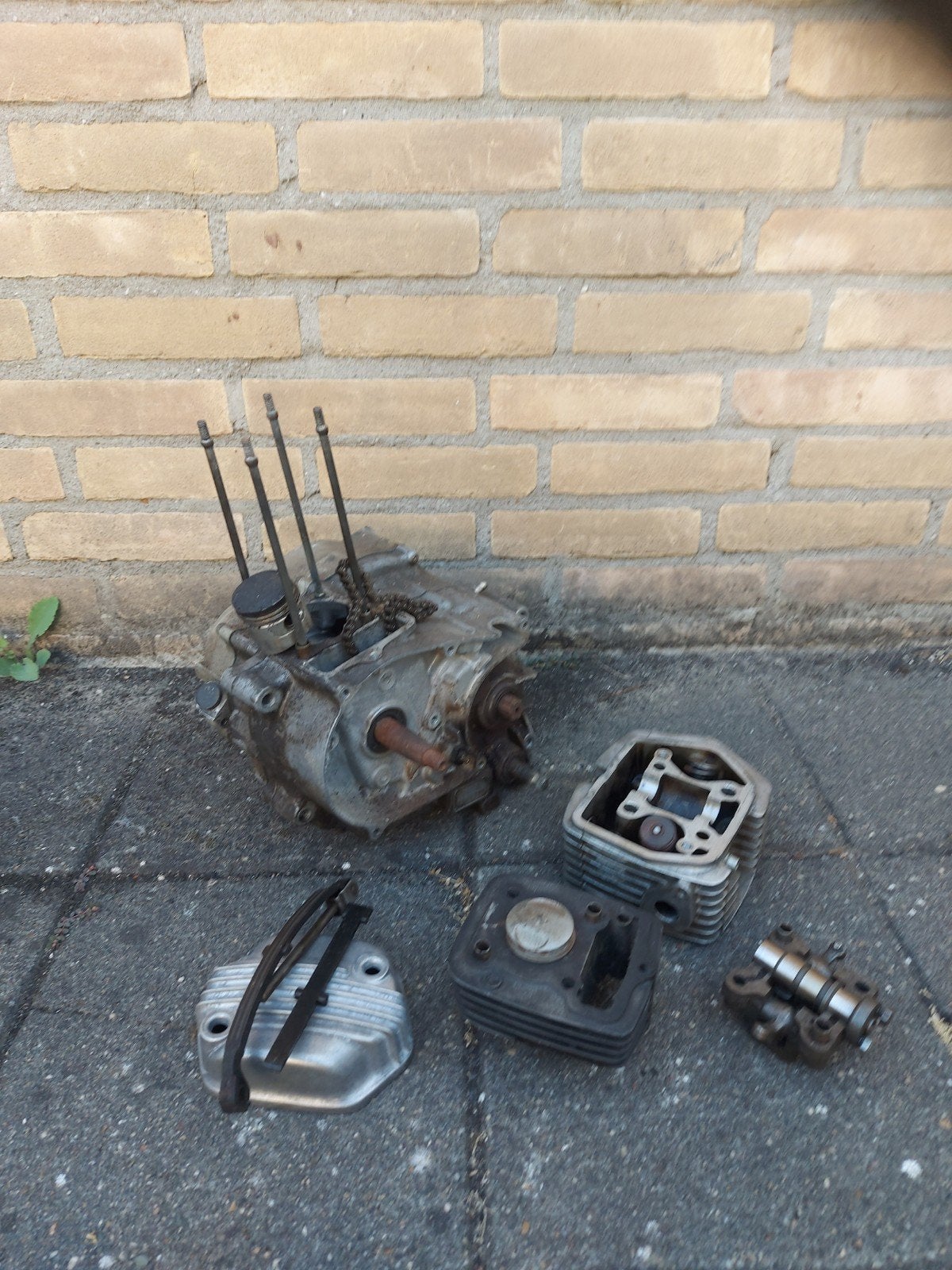 Motorblok honda CB50, Fietsen en Brommers, Brommeronderdelen | Oldtimers, Ophalen, Gebruikt, Blok, Overige merken