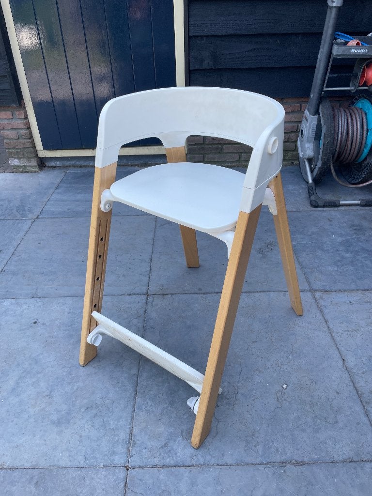 Stokke steps kinderstoel, Kinderen en Baby's, Kinderstoelen, Ophalen, Gebruikt, Meegroeistoel