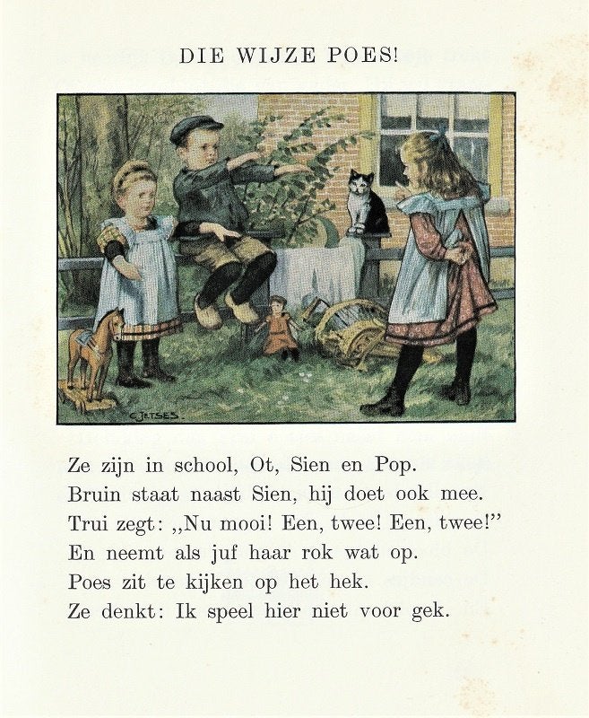 HET BOEK VAN OT EN SIEN met de bekende plaatjes van C.Jetses, Ophalen of Verzenden, Zo goed als nieuw