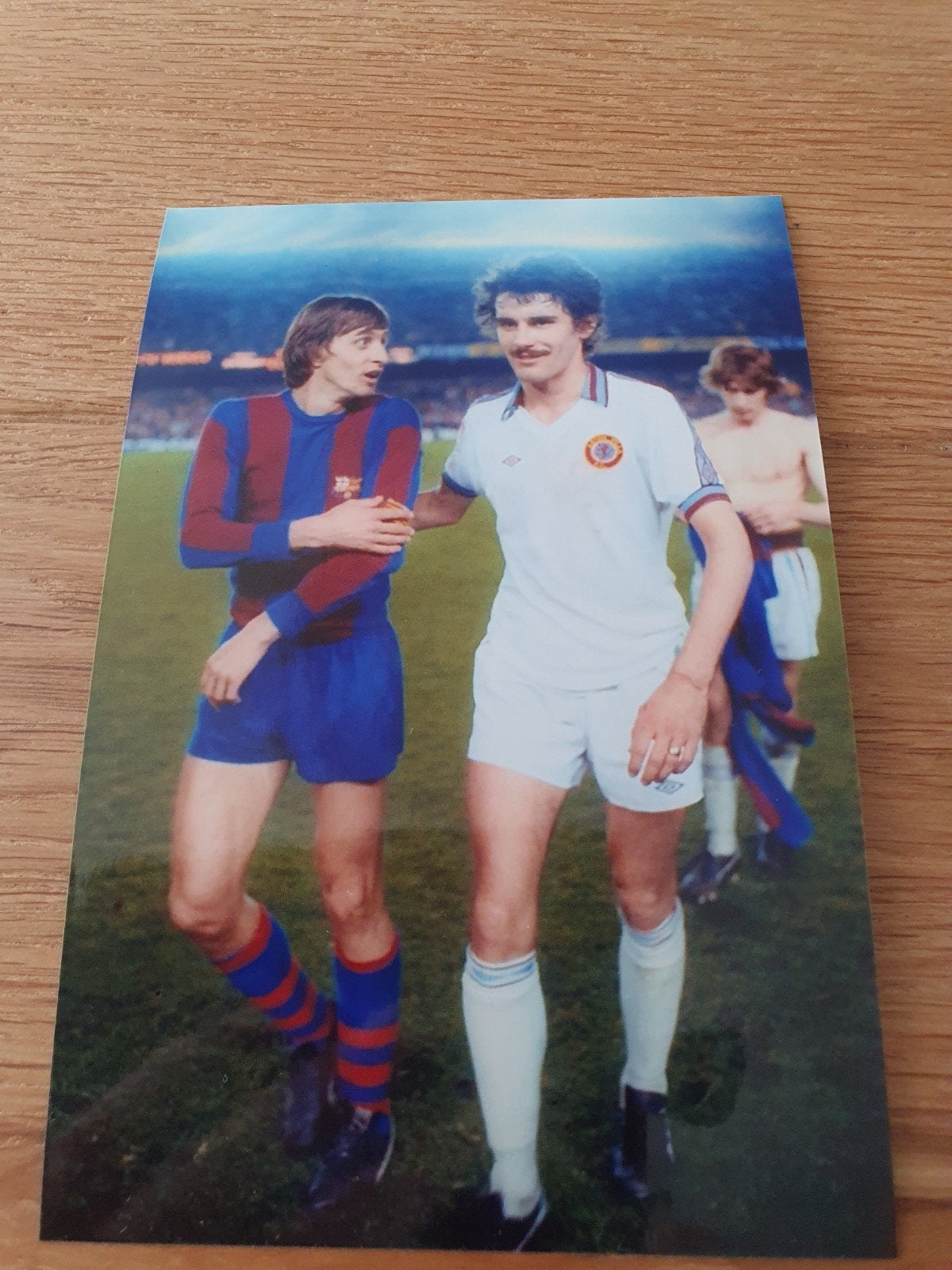 Johan Cruijff Barcelona, Ophalen of Verzenden, Zo goed als nieuw, Ajax, Poster, Plaatje of Sticker