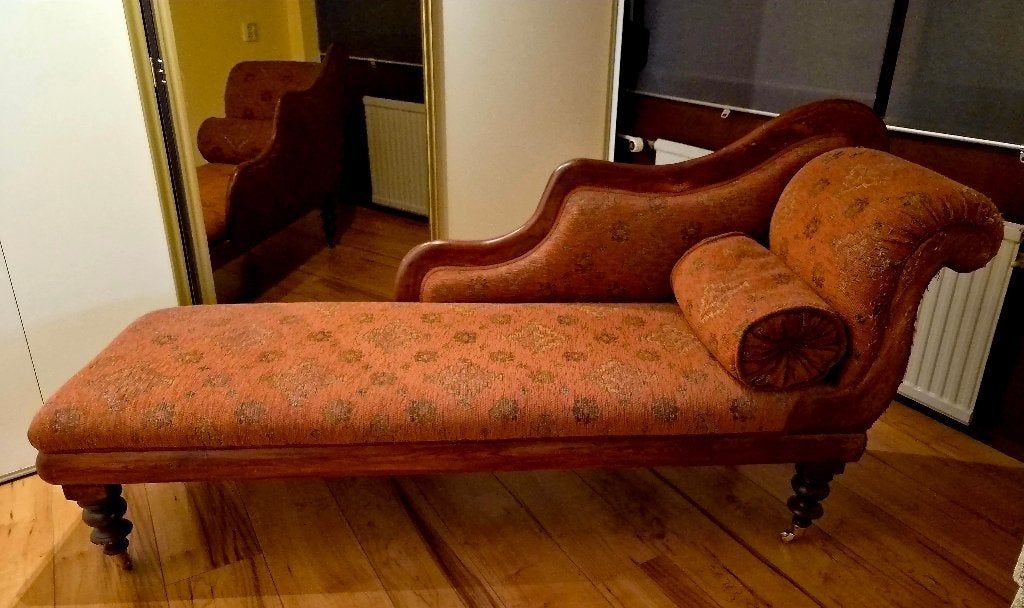 Chaise lounge sofa OPKNAPPER, Ophalen, Gebruikt, Eenpersoons, Minder dan 75 cm