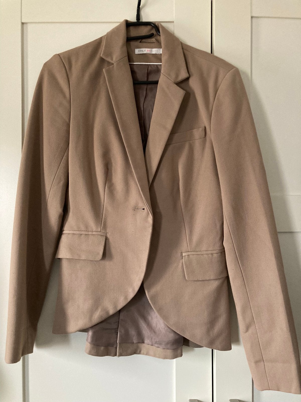 Bruine colbert/blazer maat 36, Ophalen of Verzenden, Gedragen, Maat 36 (S), Bruin