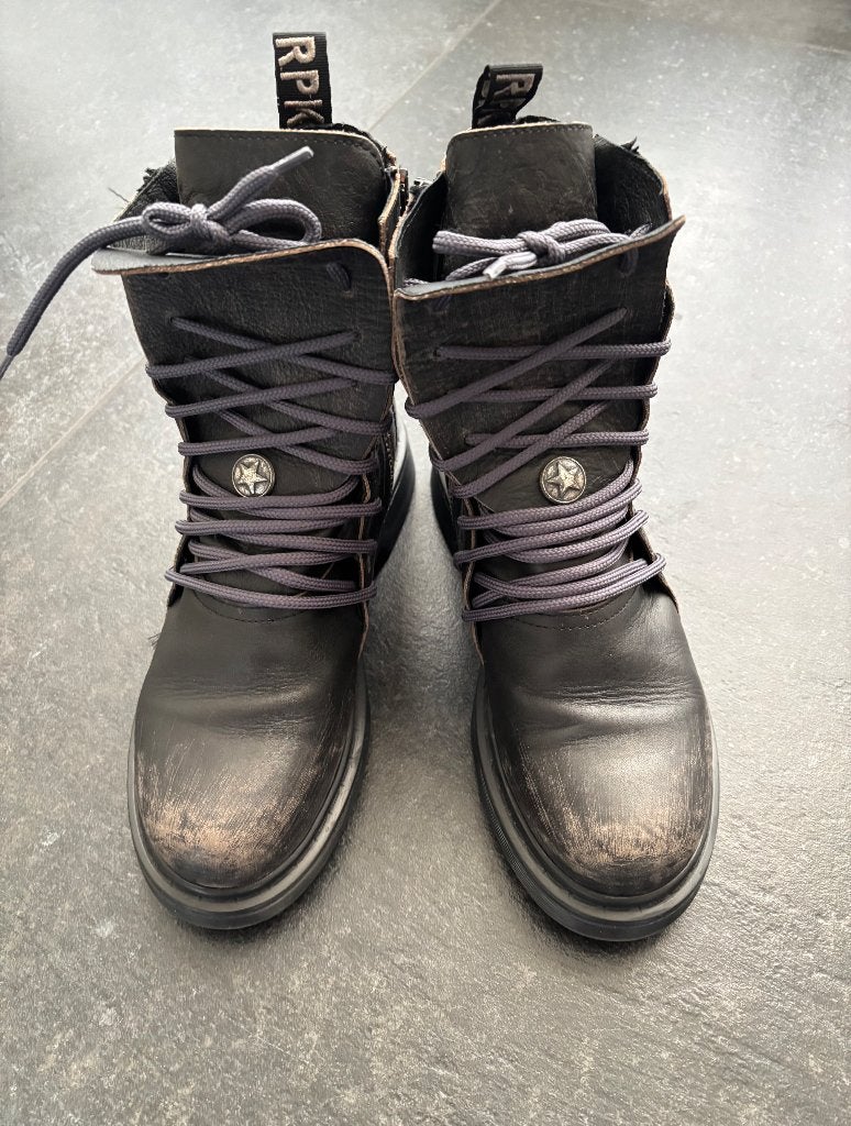RPK / Repko Chelsea boots / enkellaarzen maat 38 zwart, Verzenden, Zwart, Zo goed als nieuw, RPK