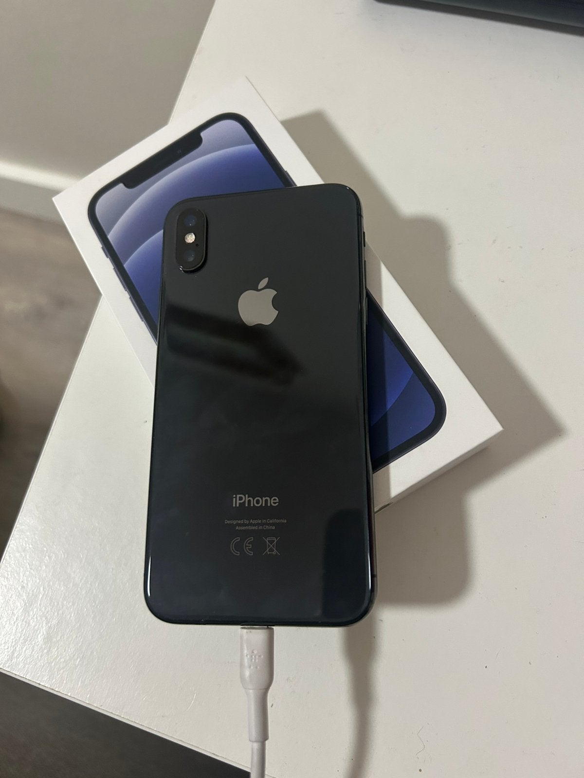 iPhone X, Telecommunicatie, Mobiele telefoons | Apple iPhone, Ophalen, Gebruikt, Zwart, Zonder abonnement