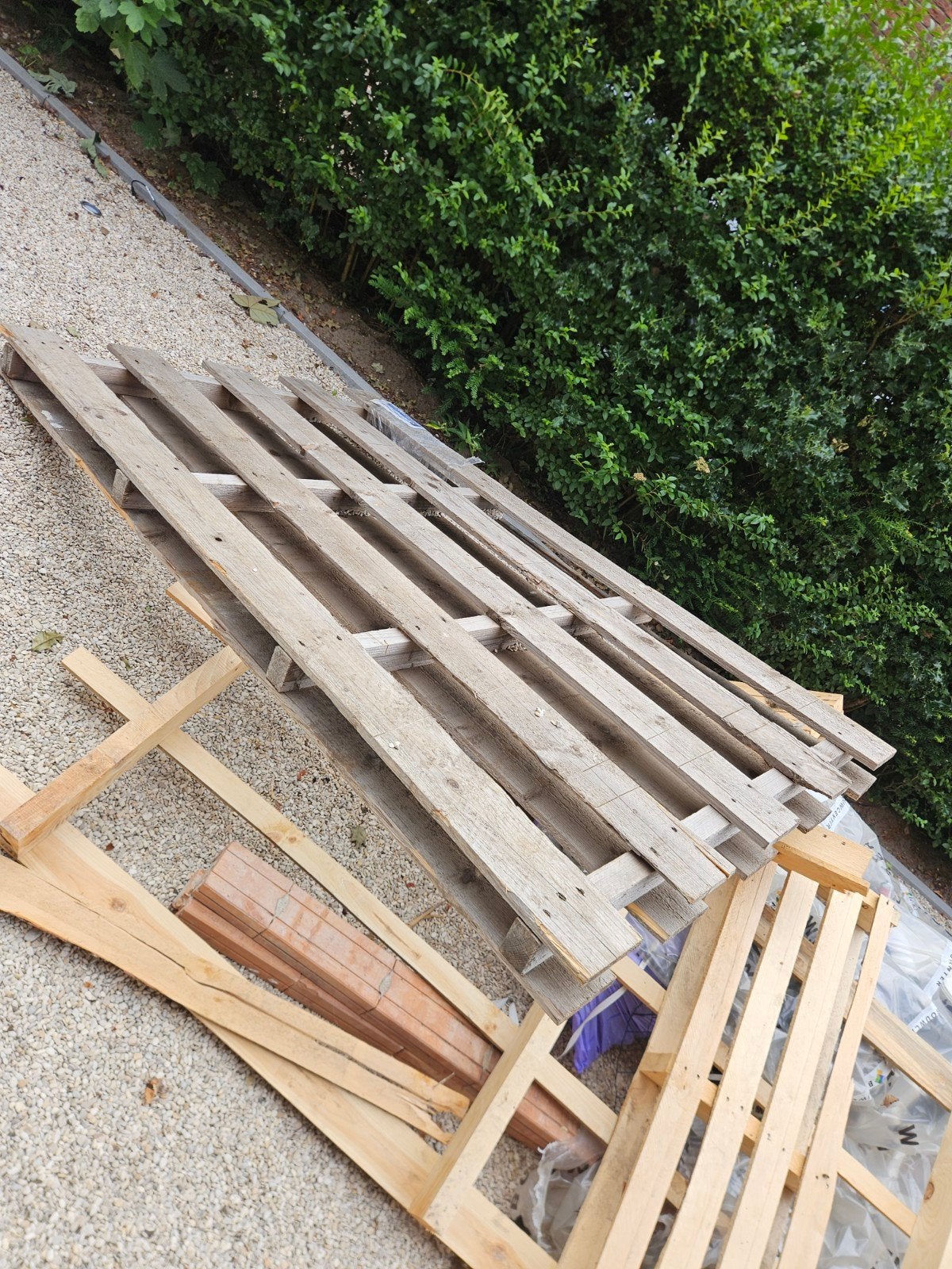 4x Houten Pallets - Gratis op te halen, Ophalen, 50 mm of meer, Minder dan 200 cm, Vuren