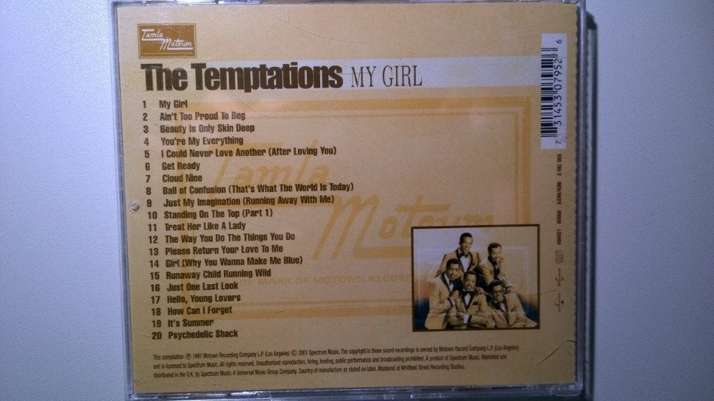 The Temptations - My Girl (Album), Ophalen of Verzenden, Zo goed als nieuw, Soul, Album