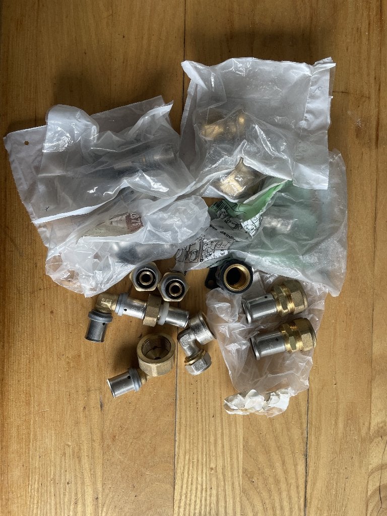 Partij Perskoppeling TH DVGW SIlvertec 16 22, Overige materialen, Minder dan 20 mm, Overige typen, Nieuw