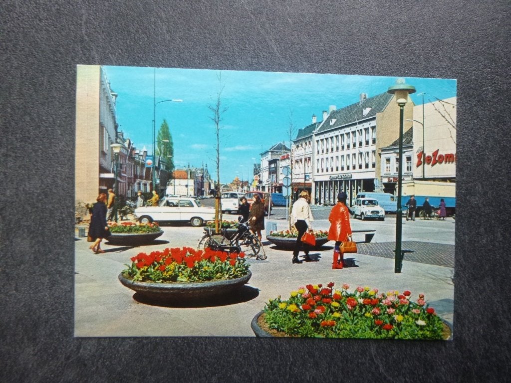 Helmond, markt/auto, Ophalen of Verzenden, 1980 tot heden, Ongelopen, Noord-Brabant