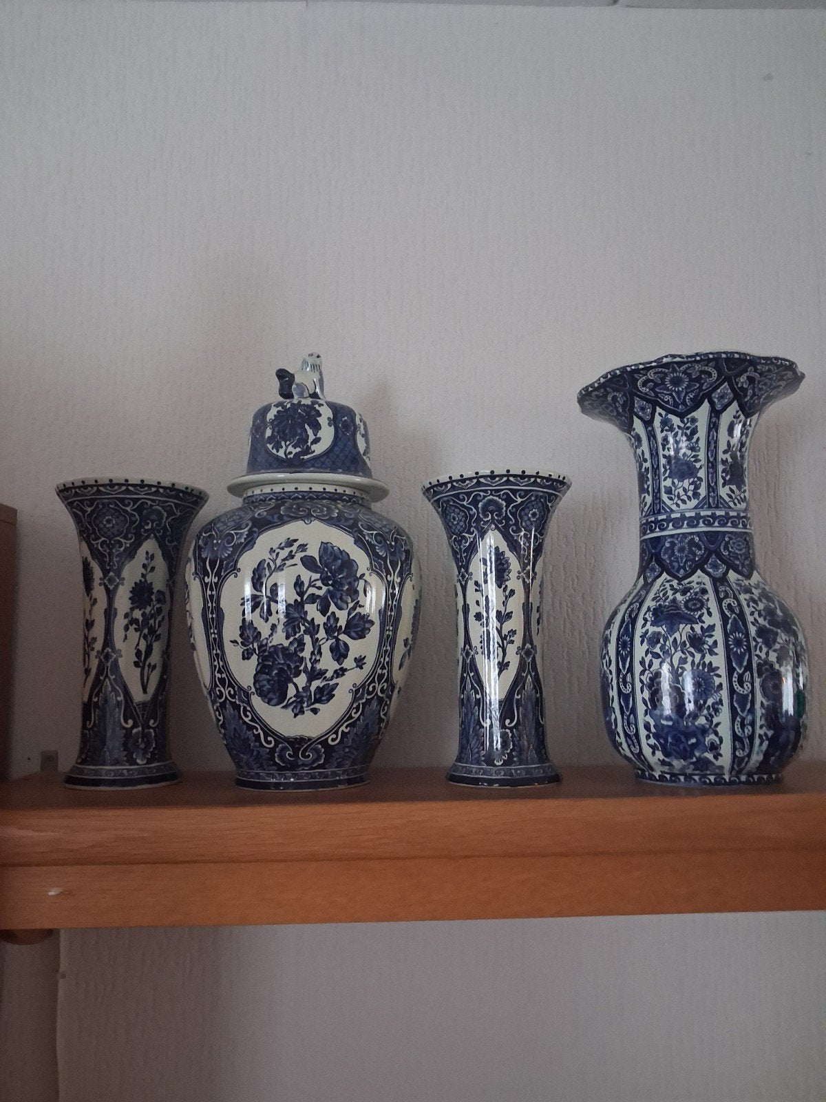 Delfts blauw vazen., Antiek en Kunst, Antiek | Vazen, Ophalen
