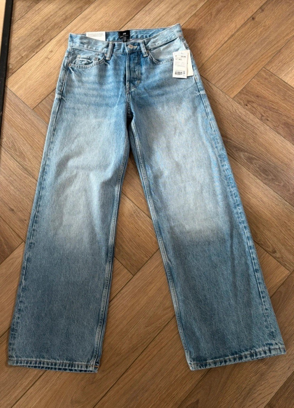 H&M Straight Loose Fit Jeans - Nieuw met kaartjes, Ophalen of Verzenden, Nieuw