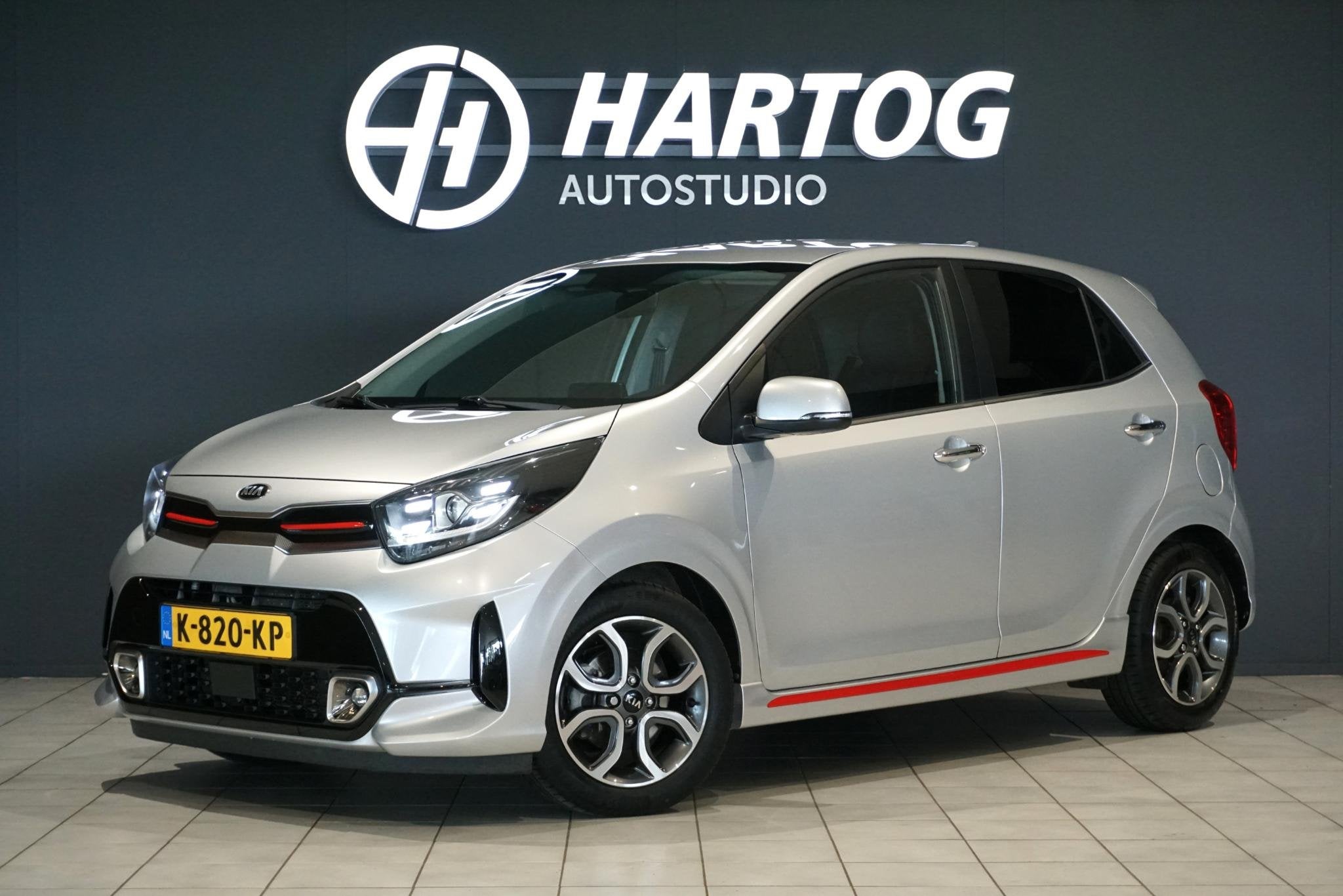 Kia Picanto 1.0 DPi GT-Line *dealer onderhouden* + CAMERA /, Auto's, Voorwielaandrijving, Automatische klimaatregeling, Gebruikt