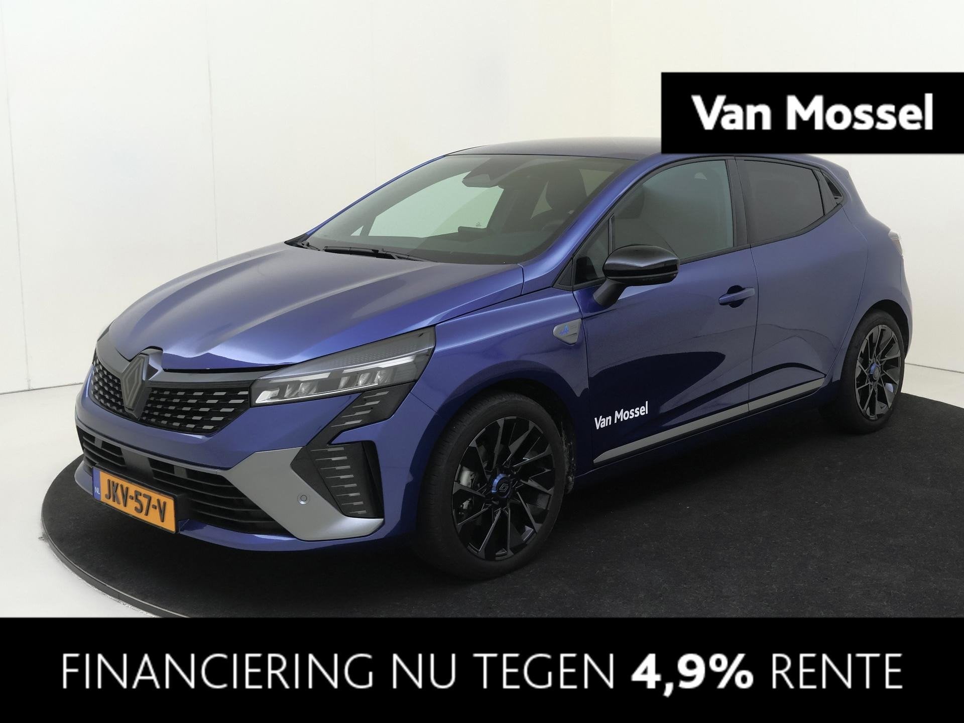 Renault Clio 1.6 E-Tech Full Hybrid 145 PK esprit Alpine | A, Auto's, Euro 6, Blauw, Leder en Stof, Origineel Nederlands