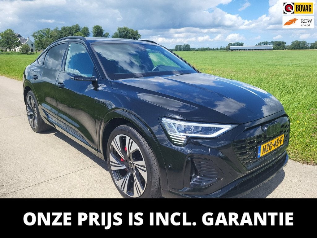 Audi Q8 Sportback e-tron 55 quattro Edition 115 kWh 91,55%SO, Automaat, Zwart, Leder, 408 pk