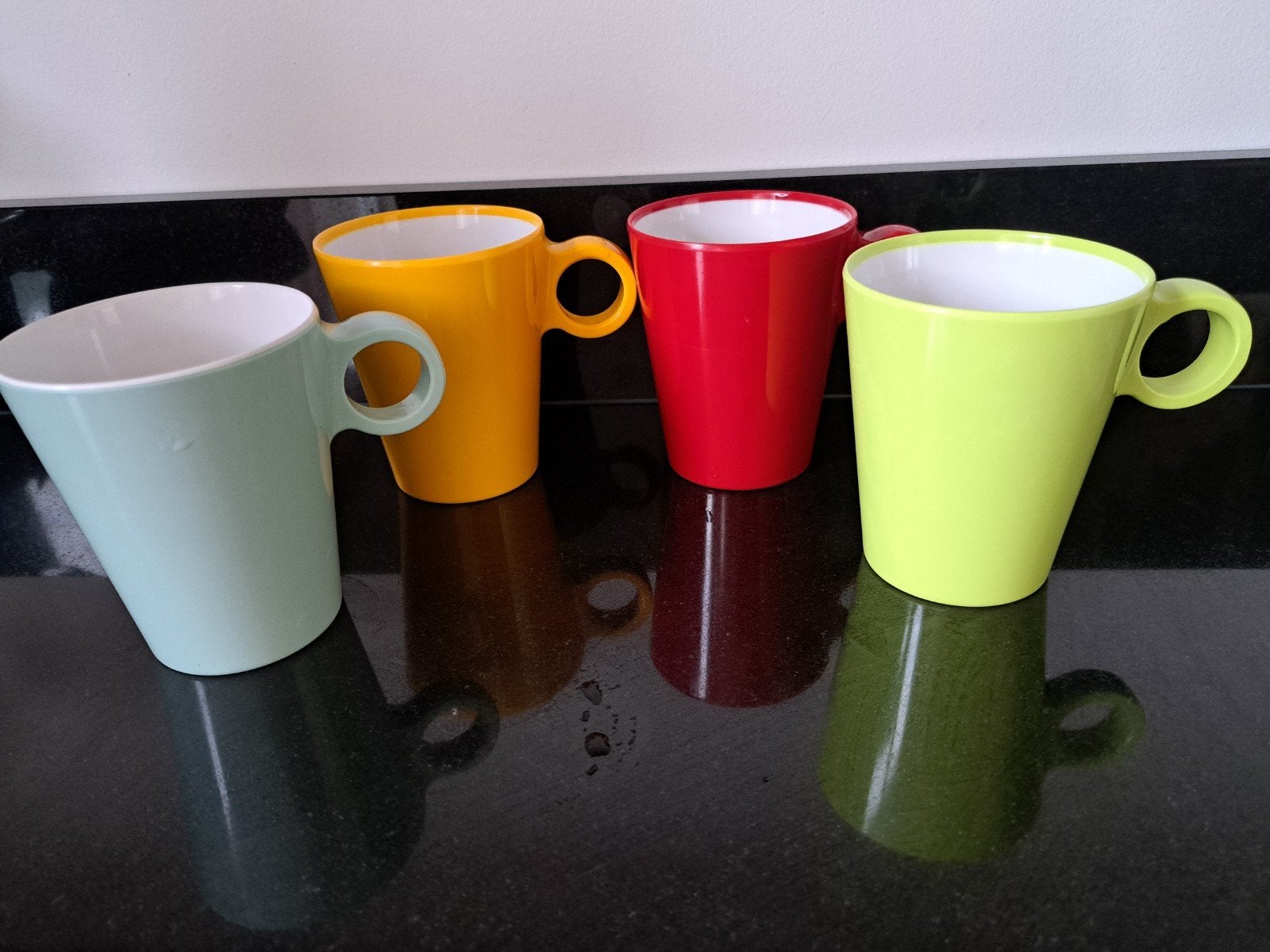 Rosti Mepal Mugs - Set van 4 (300 ml), Kunststof, Ophalen of Verzenden, Meerkleurig, Overige merken
