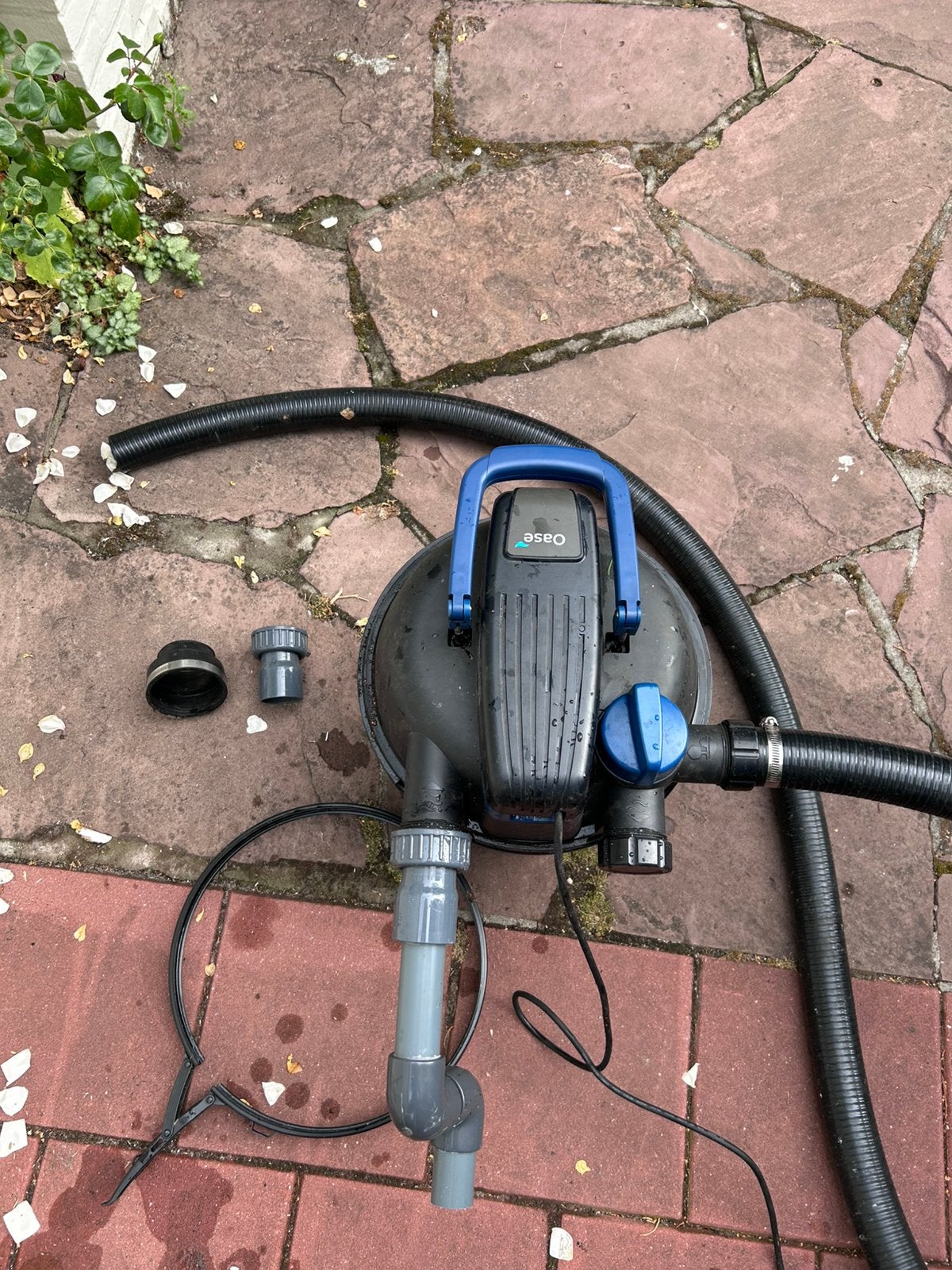 Oase FiltoClear 13000 Drukfilter + AquaMax Eco Premium 7000, Tuin en Terras, Vijver-toebehoren, Ophalen, Gebruikt, Vijverpomp