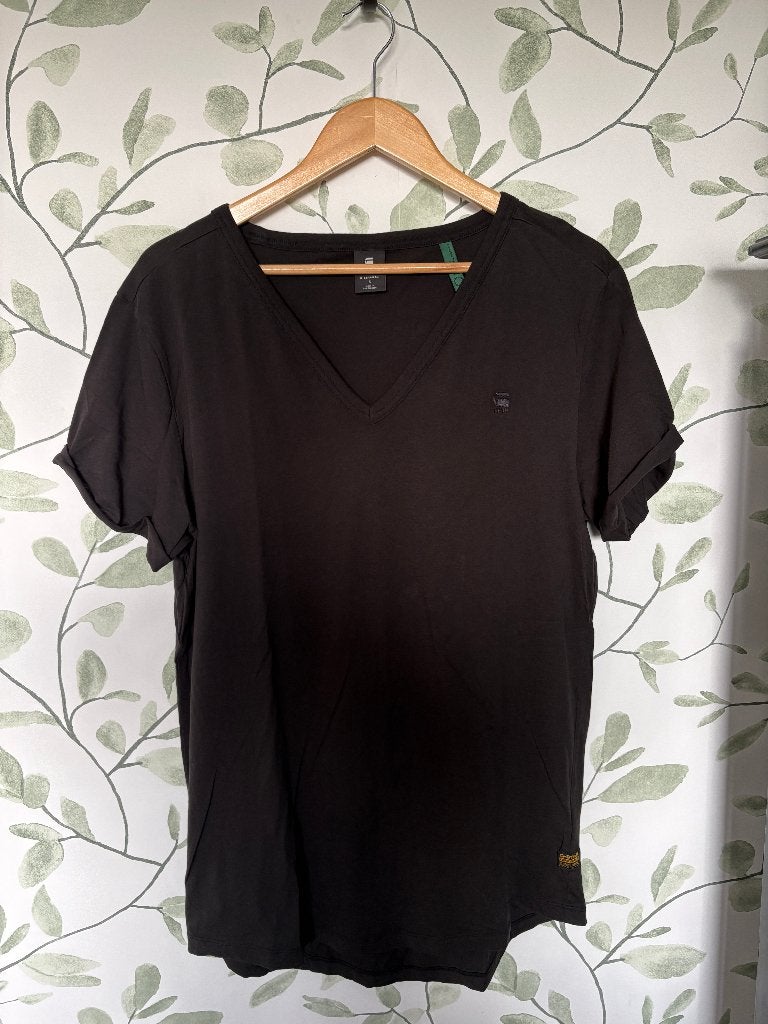 G-star Lash fem loose zwart t-shirt small 36, Zwart, Ophalen of Verzenden, Zo goed als nieuw, Korte mouw