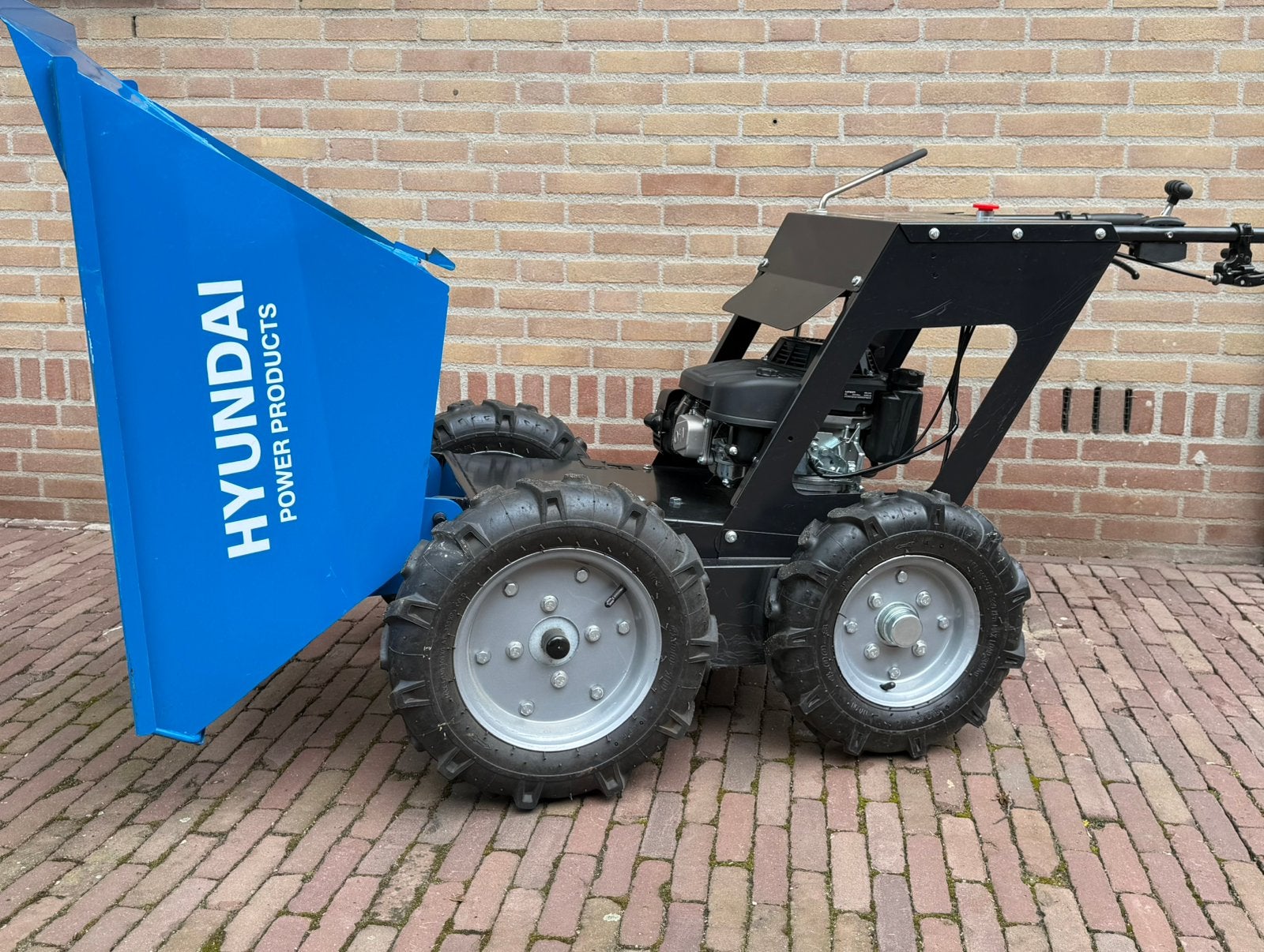 NIEUWSTAAT HYUNDAI Mini dumper Gemotoriseerde Kiep Kruiwagen, Ophalen, Zo goed als nieuw, Elektrisch, Tweewielig