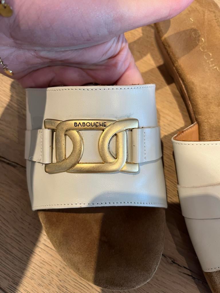 Offwhite Babouche slippers maat 41, Kleding | Dames, Schoenen, Slippers, Wit, Ophalen of Verzenden, Zo goed als nieuw