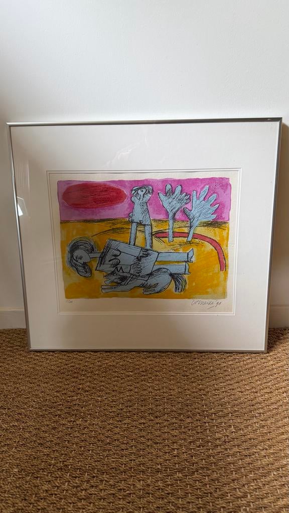 Corneille '91 - Gesigneerde en genummerde zeefdruk, Antiek en Kunst, Kunst | Litho's en Zeefdrukken, Ophalen