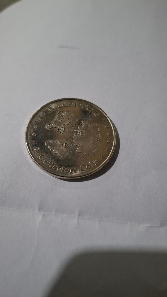 Drielandenpunt Nl,Be, De nationaal tokens collectors coin, Ophalen