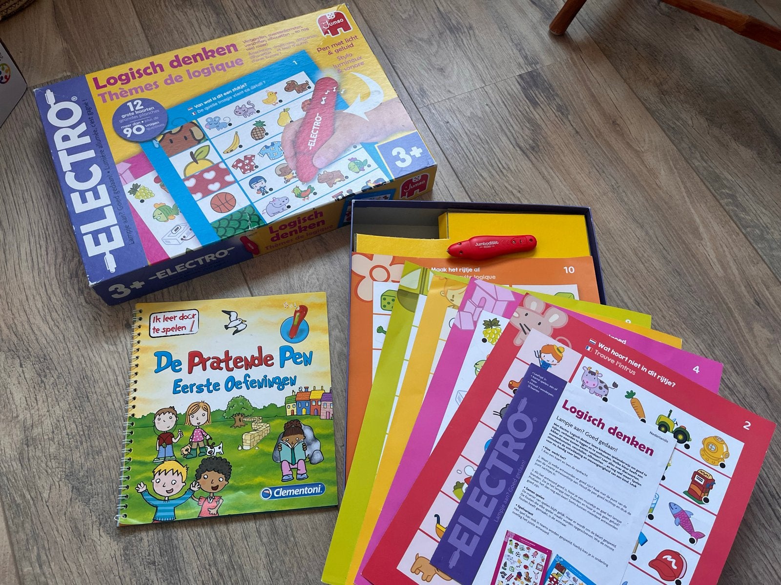Jumbo Electro Logisch Denken & Clementoni Pratende Pen, Ophalen, Gebruikt, Puzzelen, Met licht