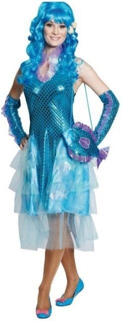 Nieuw !! Prachtige Luxe Zeemeermin outfit mt 42, Carnaval, Maat 42/44 (L), Ophalen of Verzenden, Rubies