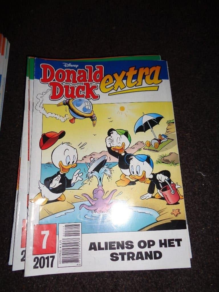 15x DONALD DUCK EXTRA SAMEN €0,95! VAKANTIE, Meerdere stripboeken, Ophalen, Gelezen, Donaldduck