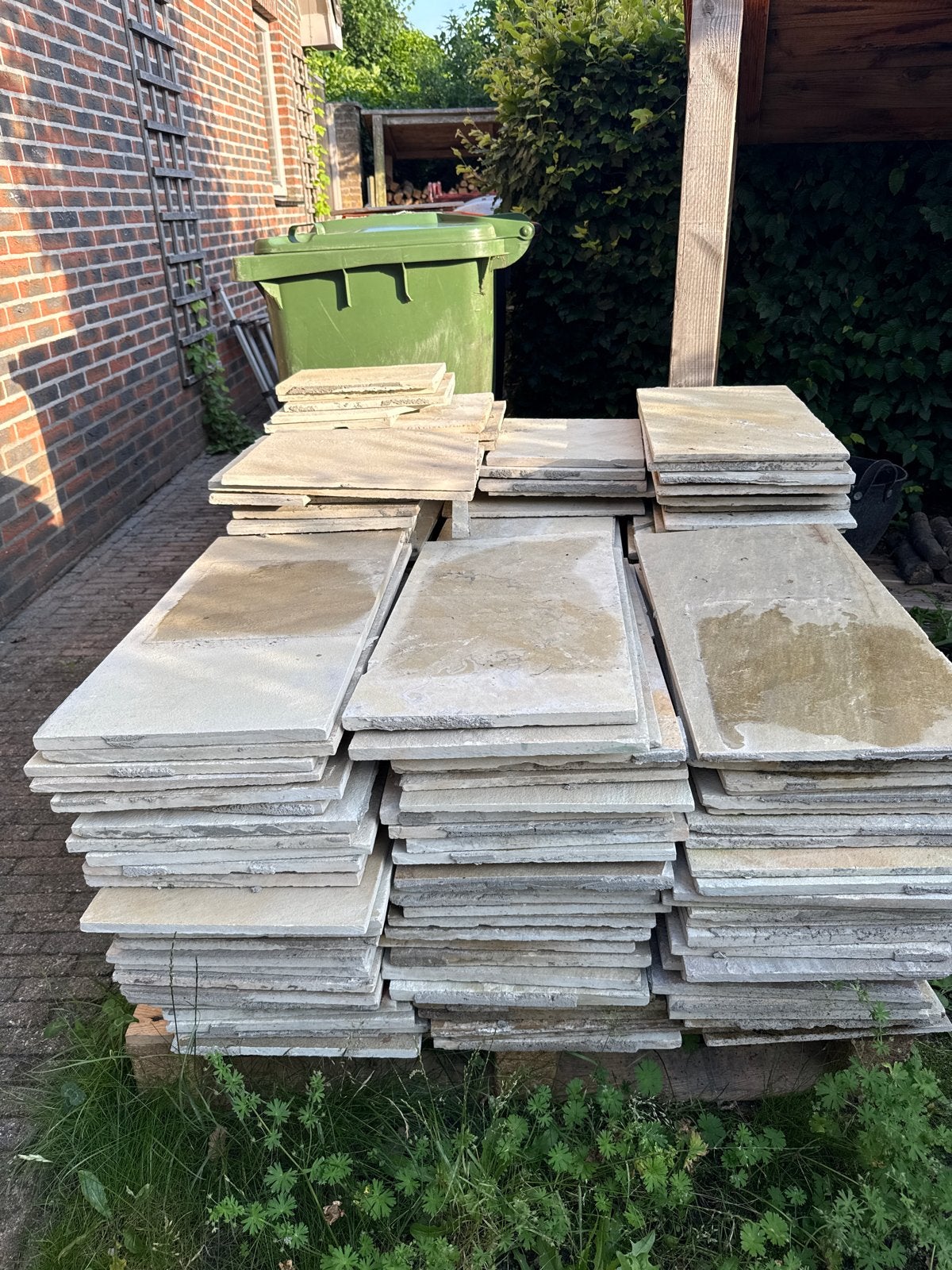 Gebruikte vloertegels, ca. 50 m², Ophalen, Gebruikt, 10 m² of meer, Beton