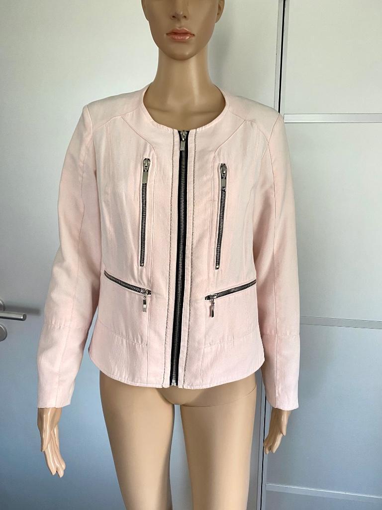 J169 Passport maat 36=S  jasje blazer colbert jas licht-roze, Passport, Ophalen of Verzenden, Zo goed als nieuw, Jasje