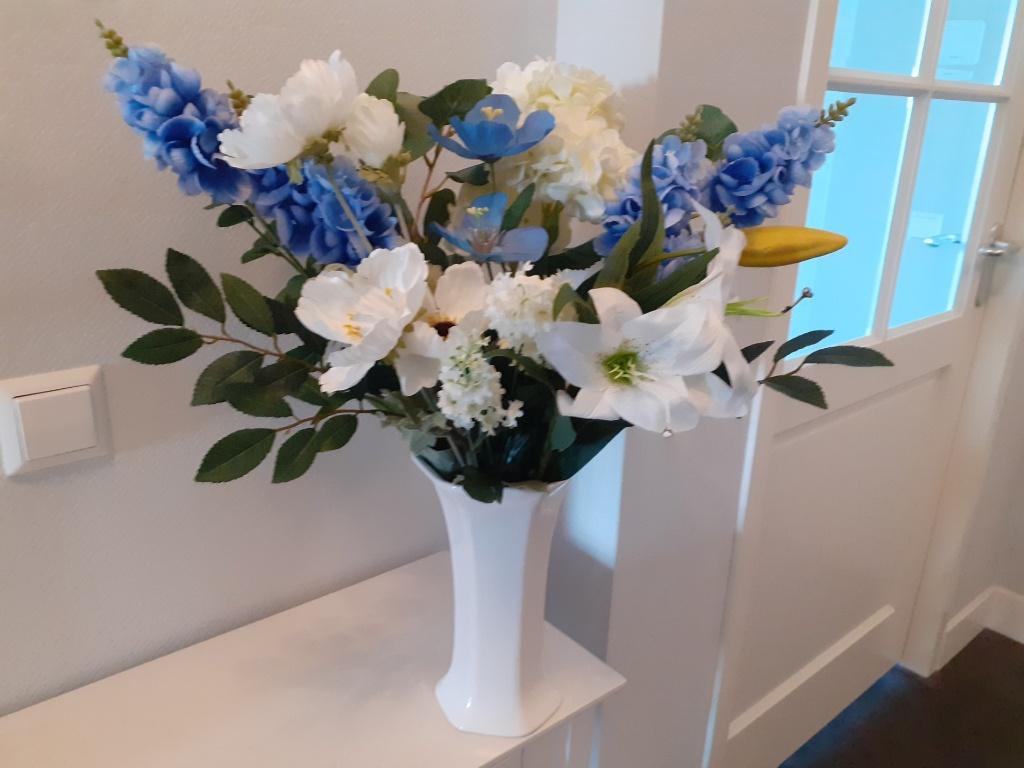 Kunstbloemen boeket, Binnen, 55 cm, Nieuw, Ophalen of Verzenden