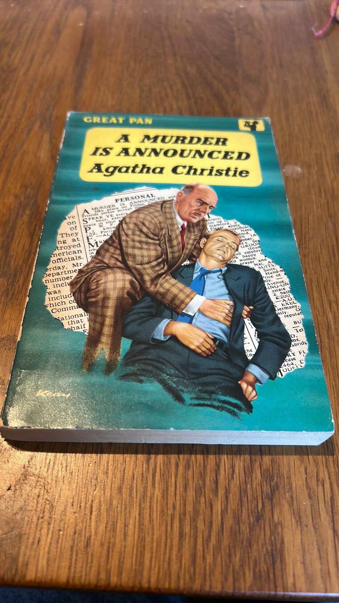 Agatha Christie “ A murder is Announced pocket boekje 1958, Boeken, Detectives, Verzenden, Gelezen, Tv-bewerking