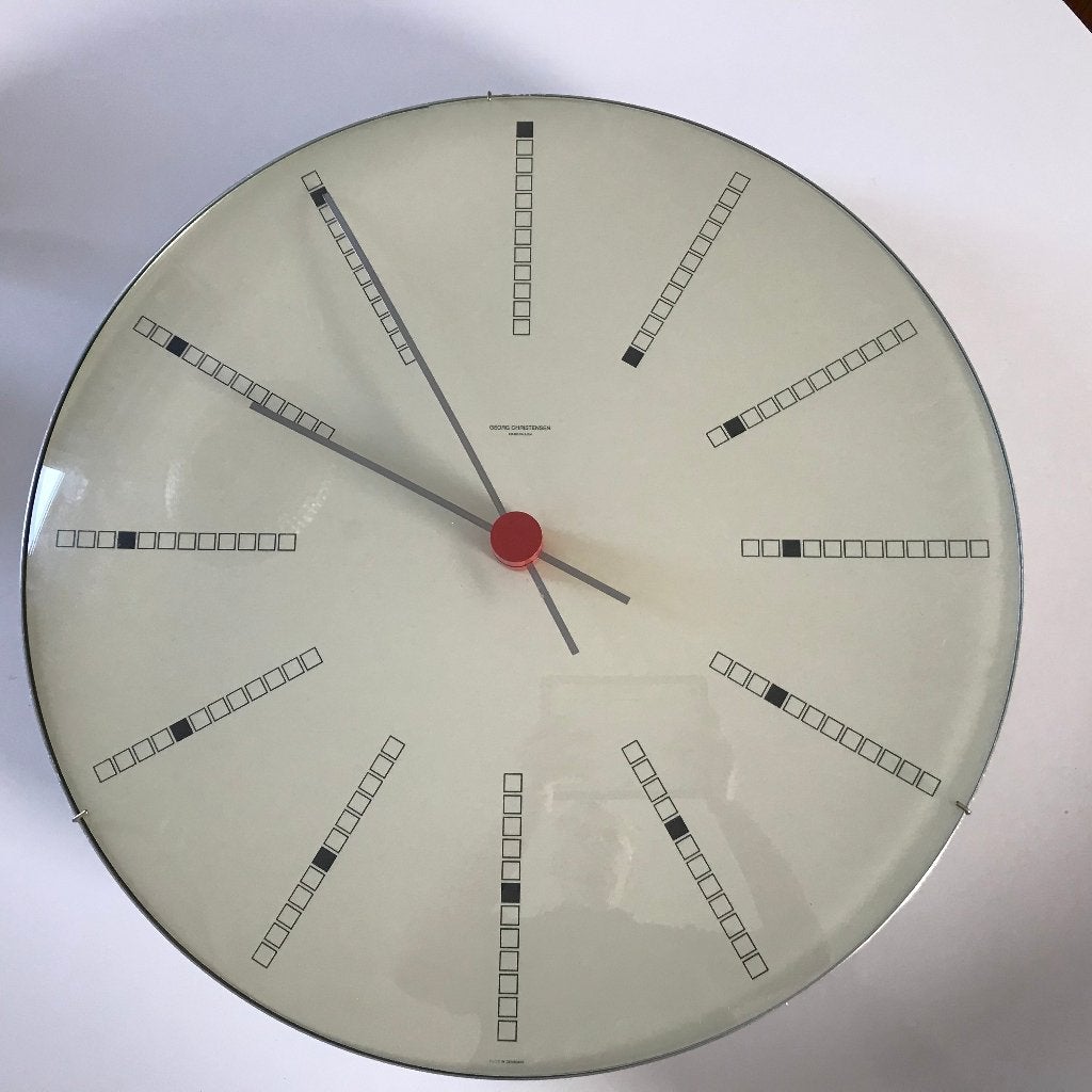 Georg Christensen Wandklok klok clock 50 cm, Huis en Inrichting, Wandklok, Ophalen of Verzenden, Nvt, Nvt