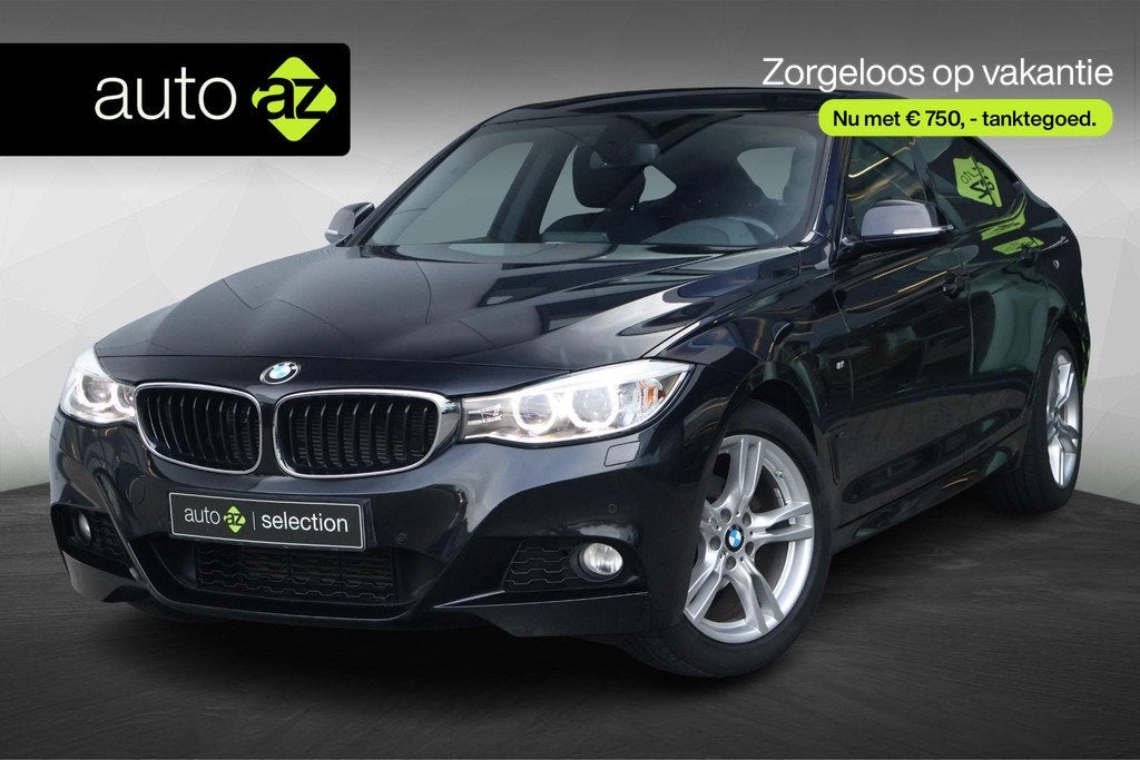 BMW 3-serie Gran Turismo 320i M-Sport / Stoelverwarming, Auto's, BMW, Gebruikt, 4 cilinders, Zwart, Bedrijf