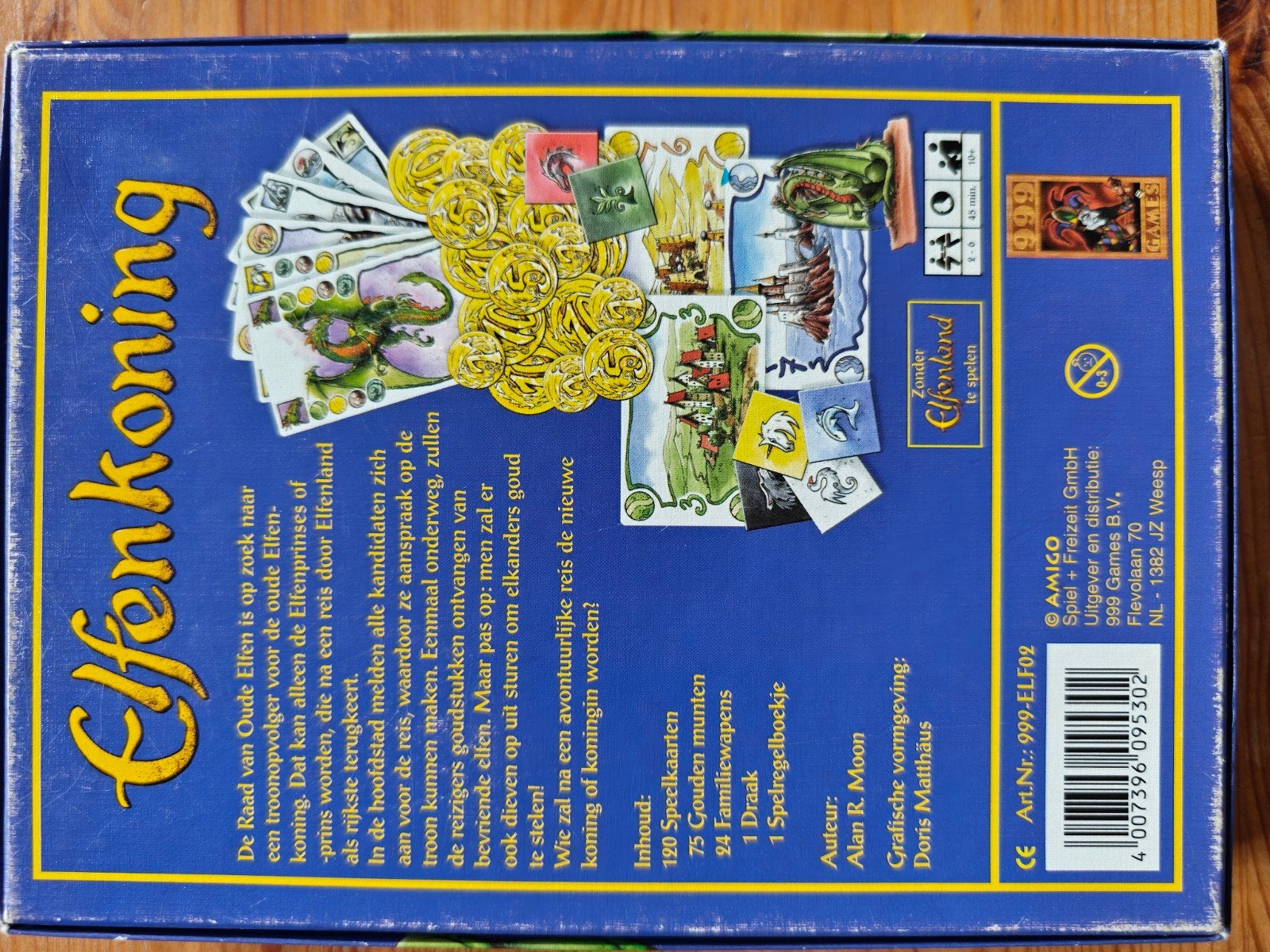 Elfenkoning Bordspel - Klassiek Avontuur van 999 Games, Ophalen of Verzenden, Zo goed als nieuw, 999 Games